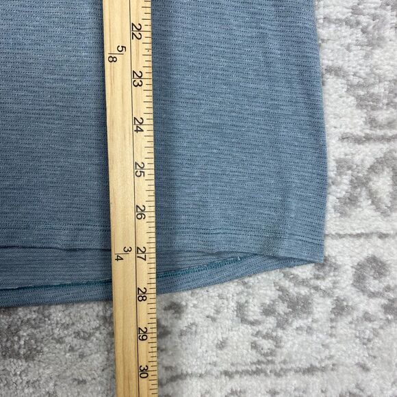 Lululemon T Shirt Men's Blue Two Tone Raglan Sleeve SS Activewear Size Medium - Picture 4 of 6